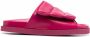 GIABORGHINI open-toe quilted slides Pink - Thumbnail 1