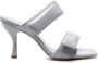 GIABORGHINI Perni 03 80mm double-strap sandals Grey - Thumbnail 1