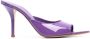 GIABORGHINI Perni 100mm patent-leather mules Purple - Thumbnail 1
