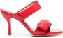 GIABORGHINI Perni 80mm double-strap sandals Red - Thumbnail 1
