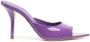 GIABORGHINI Perni 100mm patent leather mules Purple - Thumbnail 1