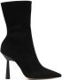 GIABORGHINI Rosie 105mm suede boots Black - Thumbnail 1