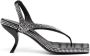 GIABORGHINI Rosie 13 70mm thong sandals Black - Thumbnail 1