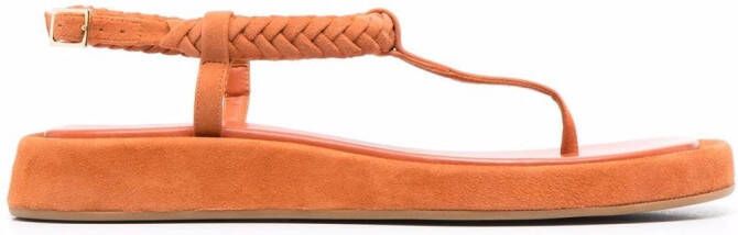 GIABORGHINI Rosie flat sandals Orange
