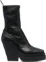 GIABORGHINI Gia15 tapered-heel boots Black - Thumbnail 1