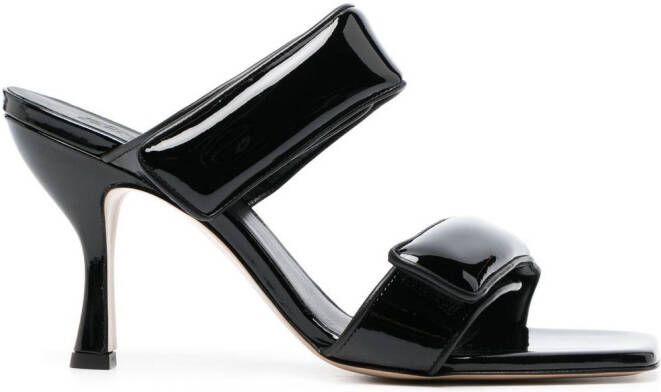 GIABORGHINI x Pernille Perni 100mm sandals Black