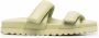 GIABORGHINI x Pernille Teisbaek double-strap slides Green - Thumbnail 1