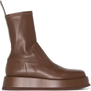 GIABORGHINI x RHW Rosie 11 ankle boots Brown