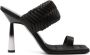 GIABORGHINI x Rosie woven 110mm sandals Black - Thumbnail 1