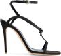 Giambattista Valli 90mm bow-embellished satin sandals Black - Thumbnail 1