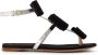 Giambattista Valli bow-detail flat sandals Black - Thumbnail 1