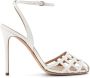 Giambattista Valli caged stiletto-heel sandals White - Thumbnail 1