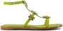 Giambattista Valli Jaipur embellished flat sandals Green - Thumbnail 1