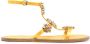 Giambattista Valli Jaipur embellished flat sandals Yellow - Thumbnail 1