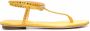 Giannico studded open-toe sandals Yellow - Thumbnail 1