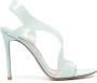 Gianvito Rossi 100mm Metropolis twisted sandals Green - Thumbnail 1