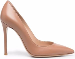 Gianvito Rossi 105 pointed pumps Neutrals