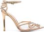 Gianvito Rossi 105mm crystal-embellished pumps Neutrals - Thumbnail 1