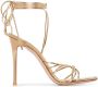 Gianvito Rossi Sylvie 105mm lace-up sandals Gold - Thumbnail 1