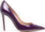Gianvito Rossi 105mm patent-leather pumps Purple - Thumbnail 1