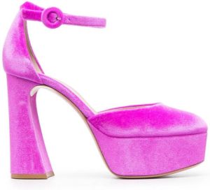 Gianvito Rossi 120mm heeled suede pumps Pink