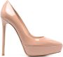 Gianvito Rossi 130mm patent-leather platform pumps Pink - Thumbnail 1