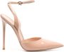 Gianvito Rossi 140mm pointed-toe leather sandals Neutrals - Thumbnail 1