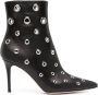 Gianvito Rossi 150mm eyelet-embellished ankle boots Black - Thumbnail 1