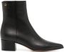 Gianvito Rossi 50mm pointed-toe leather boots Black - Thumbnail 1
