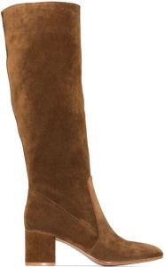 Gianvito Rossi 60mm calf-length boots Brown
