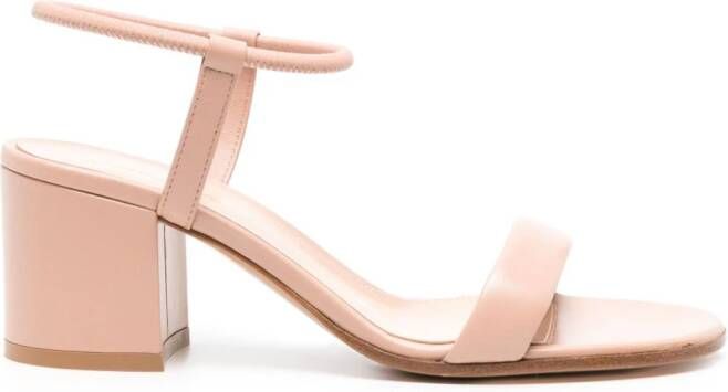 Gianvito Rossi 65mm leather sandals Pink