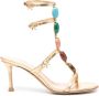 Gianvito Rossi 70mm Shanti leather sandals Gold - Thumbnail 1