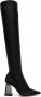Gianvito Rossi 80mm knee-high leather boots Black - Thumbnail 1