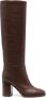 Gianvito Rossi 85mm leather boots Brown - Thumbnail 1