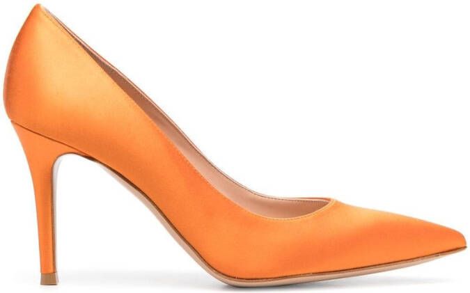 Gianvito Rossi 90mm high-heel pumps Orange