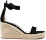 Gianvito Rossi 90mm wedge sandals Black - Thumbnail 1