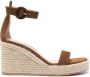 Gianvito Rossi 90mm wedge sandals Brown - Thumbnail 1