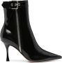 Gianvito Rossi 95mm leather ankle boots Black - Thumbnail 1