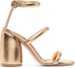Gianvito Rossi Adrie 90mm platform sandals Gold