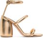 Gianvito Rossi Adrie 90mm leather sandals Gold - Thumbnail 1