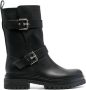 Gianvito Rossi Amphibian buckled ankle boots Black - Thumbnail 1
