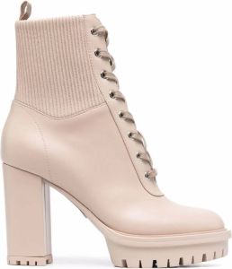 Gianvito Rossi ankle lace-up boots MOMS MOUSSE