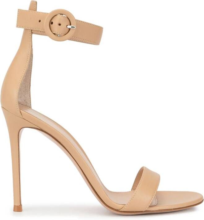 Gianvito Rossi ankle strap sandals Neutrals