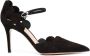Gianvito Rossi Ariana D'Orsay 85mm suede pumps Black - Thumbnail 1