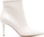 Gianvito Rossi Avril 95mm patent-leather ankle boots Neutrals - Thumbnail 1