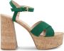 Gianvito Rossi Bebe 120mm leather sandals Green - Thumbnail 1