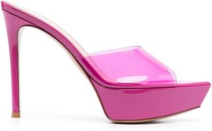 Gianvito Rossi Betty 85mm platform mule sandals Pink