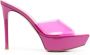 Gianvito Rossi Betty 125mm platform mules Pink - Thumbnail 1