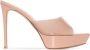 Gianvito Rossi Betty pointed platform mules Neutrals - Thumbnail 1