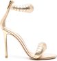 Gianvito Rossi Bijoux 105mm metallic sandals Gold - Thumbnail 1